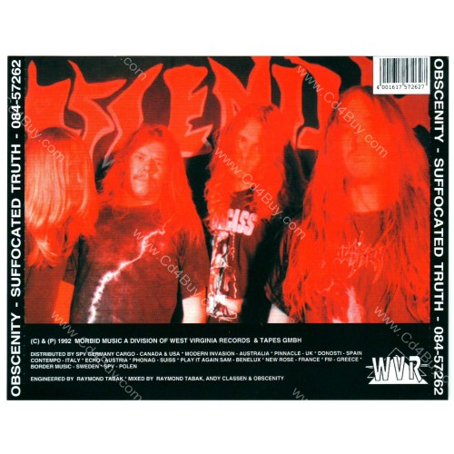 OBSCENITY - Suffocated Truth CD