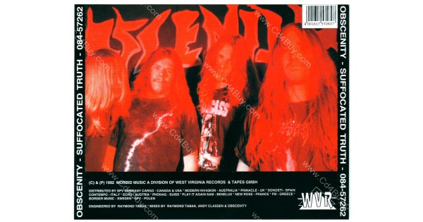 OBSCENITY - Suffocated Truth CD