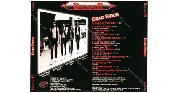 BREAKER - Dead Rider CD