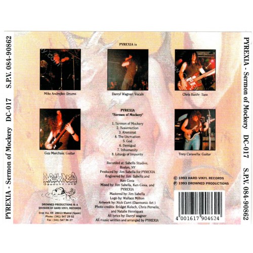 PYREXIA - Sermon Of Mockery CD