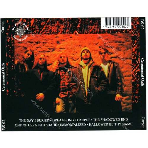 CEREMONIAL OATH - Carpet CD