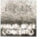 FOCUS - Hamburger Concerto CD FOCUS - Hamburger Concerto CD
