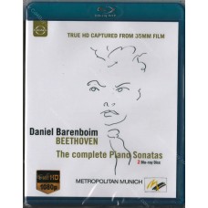 Beethoven - The Complete Piano Sonatas - Daniel Barenboim - Blu-Ray (3 BD Set)