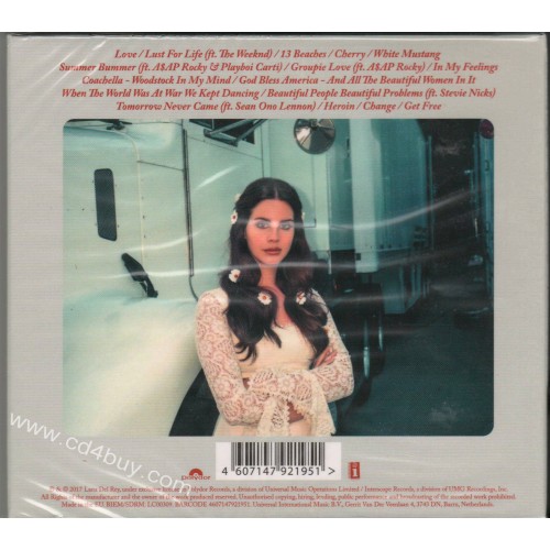 LANA DEL REY - Lust For Life - (2 CD) Digipak
