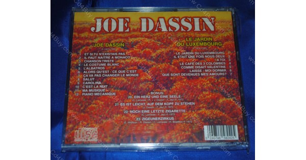 Joe Dassin Le Jardin Du Luxembourg
