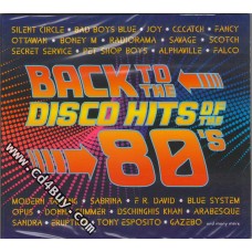 BACK TO THE DISCO HITS OF THE 80'S (2 CD) in Digipak / Digipack